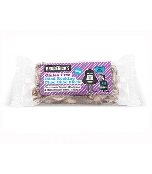 Baton gluten free cu ciocolata belgiana si bezea Broderick's Rocky Road