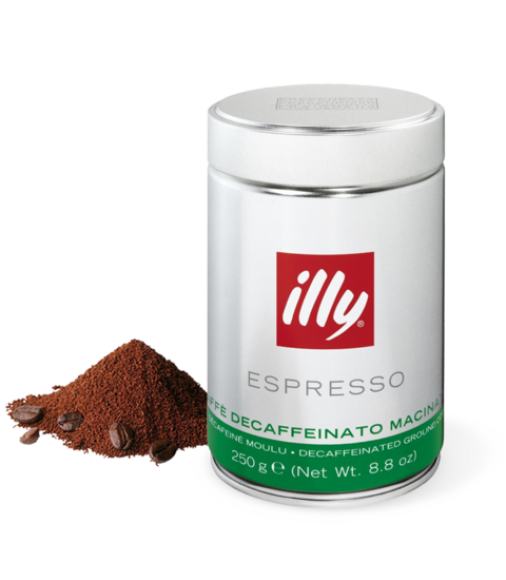 Illy Espresso Decaf 250g cafea macinata decofeinizata