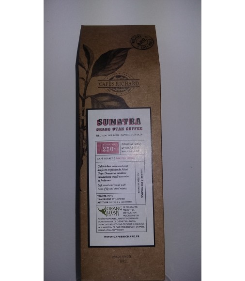 Cafes Richard Sumatra Orang Utan Coffee Macinata 250G