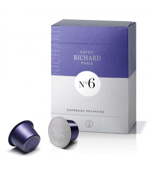 Cafes Richard Capsule Espresso Decofeinizate No 6