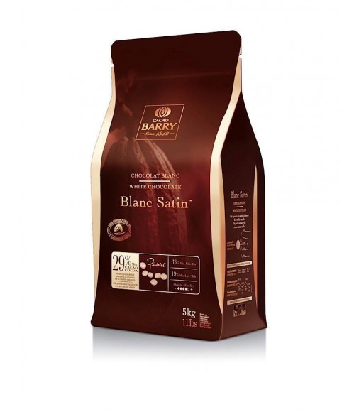 CACAO BARRY BLANC SATIN (29.2% CACAO si 19.8% LAPTE)
