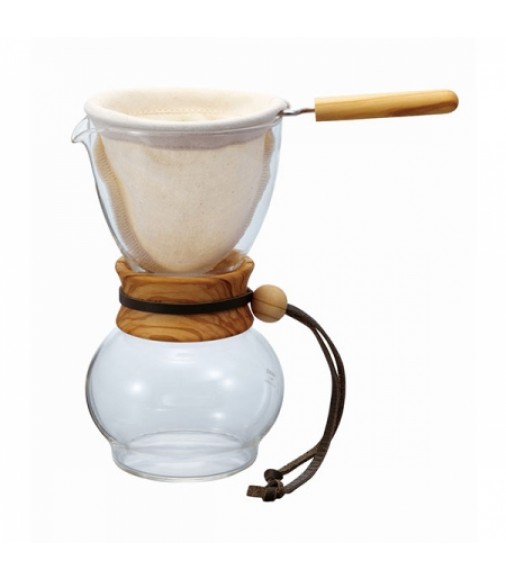 Hario Drip Pot 240ml Olive Wood 