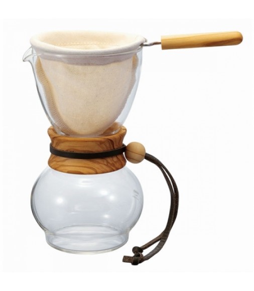 Hario Drip Pot 480ml Olive Wood 