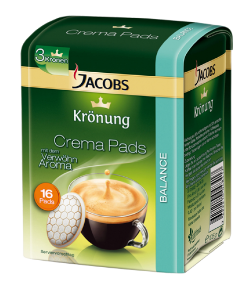 Jacobs Krönung Balance Pads (16 monodoze)