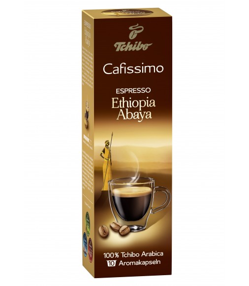 Tchibo Cafissimo Espresso Ethiopia Abaya 100% Arabica 