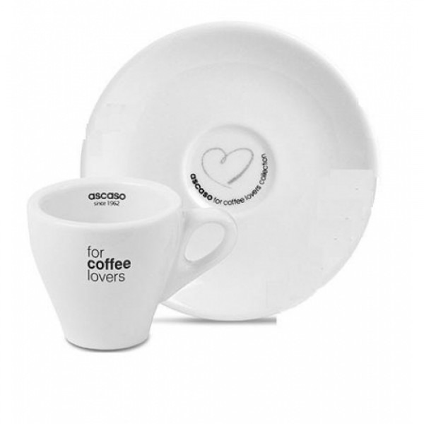 Set Ascaso Cesti Si Farfurioare Espresso Caffea Ro
