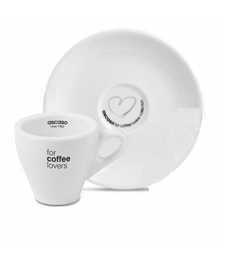 Set Ascaso Cesti Si Farfurioare Espresso Caffea Ro
