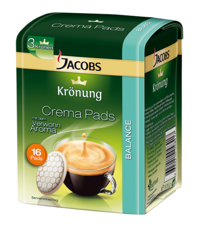 Jacobs Kronung Balance Pads 16 Monodoze Caffea Ro